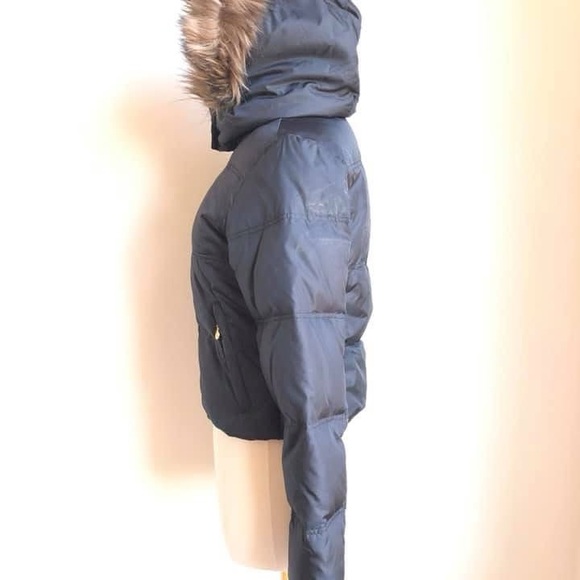 NEW S NINE WEST Quilt Jacket Down Hood - Picture 7 of 16